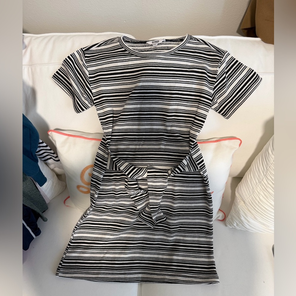 Striped Black and White Dress BB Dakota